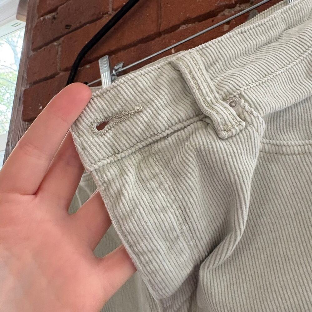 Rolla's Eastcoast Corduroy Flares Seafoam Green Sz 27 - Picture 7 of 10